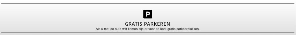 Gratis parkeren.
